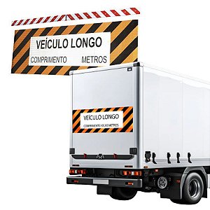 FAIXA REFLETIVA ZEBRADA VEÍCULO LONGO TMX CAMINHAO CARRETA