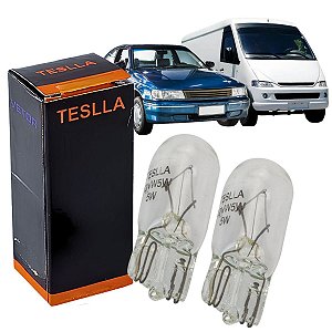 PAR LAMPADA AUTOMOTIVA LED 12V ESMAGADA 3W BRANCA PINGAO GDE