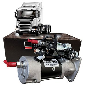 MOTOR PARTIDA PARA SCANIA SERIE 5 P/T/R 38MT 24V C/ RELE