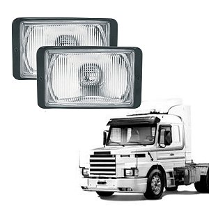 PAR FAROL AUXILIAR NEBLINA CRISTAL PARA MERCEDES SCANIA NINO