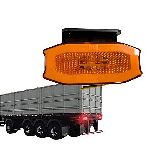 LANTERNA LATERAL EXCLUSIVE E-VISION COM GUIA DE LUZ CARRETA