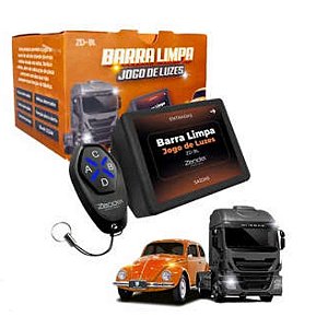 JOGO DE LUZES BARRA LIMPA  PISCA ALERTA LED CONTROL BIVOLT