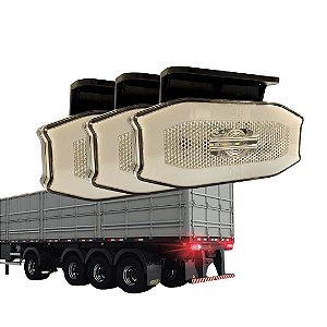 KIT 3 LANTERNA LATERAL EXCLUSIVE E-VISION GUIA LUZ CRISTAL