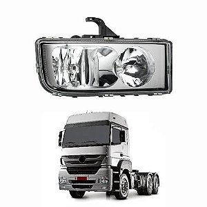 FAROL PRINCIPAL PARA MERCEDES AXOR APÓS 2005 ESQUERDO HELLA