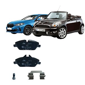 PASTILHA FREIO DIANTEIRA PARA BMW SÉRIE 1  118I 120 I E MINI