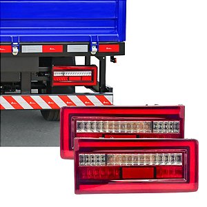 PAR LANTERNA TRASEIRA FULL LED PARA VW CONSTELLATION EURO 6