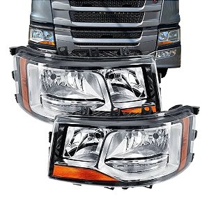 PAR FAROL PRINCIPAL ORIGINAL PARA SCANIA SÉRIE 6 NTG HELLA