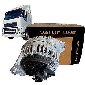 ALTERNADOR PARA VOLVO FH NH FM12 E ONIBUS 24V 110A DELCO