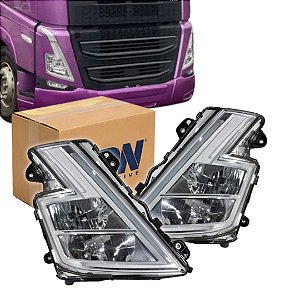 PAR FAROL PRINCIPAL RHD PARA VOLVO FH APÓS 2022 C/ DRL EDN