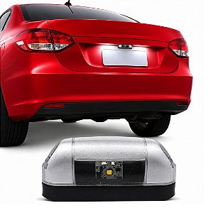LANTERNA PLACA LED BIVOLT UNIVERSAL CAMINHAO CARRO REBOQUE