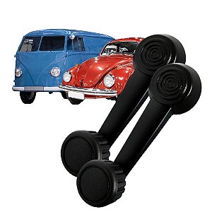 PAR MANIVELA VIDRO ACESSORIO PARA VW KOMBI GOL BRASILIA