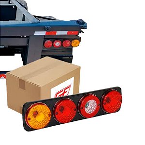 LANTERNA TRASEIRA UNIVERSAL 24V PARA CAMINHAO CARRETA GF
