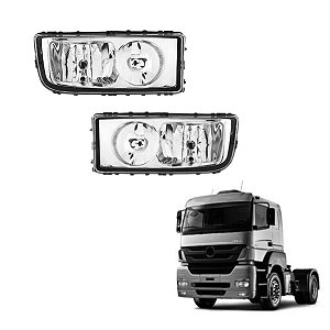 PAR FAROL PARA MERCEDES AXOR LENTE VIDRO FAROL ALTO NINO 24V