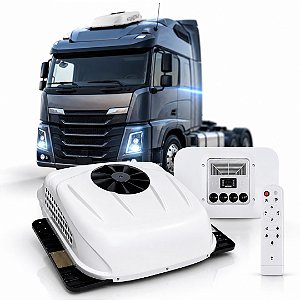 KIT AR CONDICIONADO 24V TETO CAMINHAO MOTORHOME VAN ELETRICO
