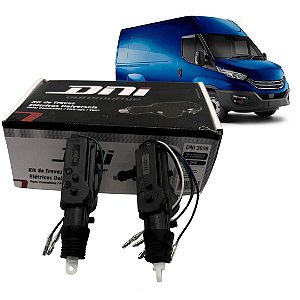 KIT TRAVA ELETRICA 24V 2 PORTAS PARA CAMINHÃO VAN CARRO DNI