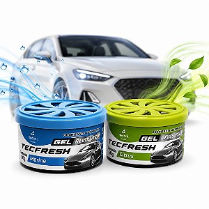PAR AROMATIZANTE GEL MARINE CITRUS CHEIRINHO AUTOMOTIVO ODORIZANTE / PERFUME PARA CARRO  - TECFRESH