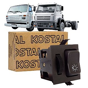 BOTÃO INTERRUPTOR ILUMINAÇÃO PARA VW 8-140 / 12-180 ATÉ 2000