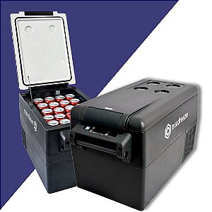 GELADEIRA PORTATIL 45L UNIVERSAL COM BLUETOOTH QUADRIVOLT