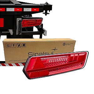 LANTERNA MULTIFUNCAO COM AUXILIAR FLASHING S96 LED 24V 5 VIA