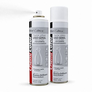 PAR TINTA BRANCO BRILHANTE SPRAY USO INTERNO ALTA COBERTURA
