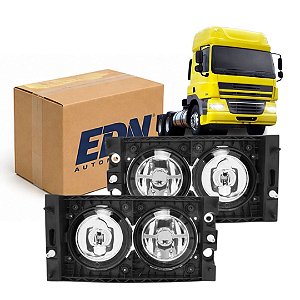 PAR FAROL AUXILIAR PARA DAF XF 2014 A 2020 MILHA NEBLINA
