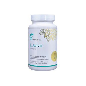 Triptofano, Sono e Relaxamento Natural-L'avive Pro Relax 60 Cáps com 1450 Mg