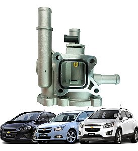 Carcaça Válvula Termostática Cruze Tracker 1.8 Sonic Ecotec