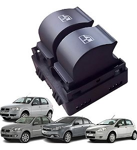 Botão Vidro Elétrico Duplo Palio Punto Idea Grand Siena
