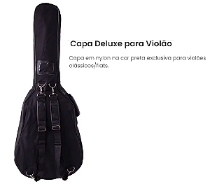 Bag p/ Violão de Nylon em poliéster - tipo mochila