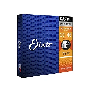 ENCORDOAMENTO ELIXIR GUITAR NANOWEB 0.10