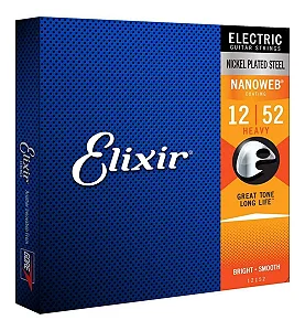 Encordoamento Elixir Guitarra Nanoweb 0.12