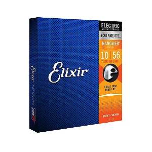 Encordoamento Elixir Guitarra 7 cordas Nanoweb