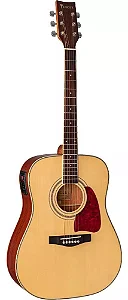 Violão Eagle Aço Elétrico CH888 c/afinador eletrônico cor: Natural