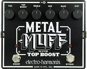 Pedal ELECTRO HARMONIX METAL MUFF with top Boost