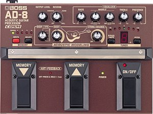 AD-8 BOSS Pedaleira p/ Violão (Made in JAPAN)