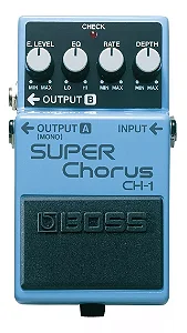 Pedal BOSS CH-1 Super Chorus - clássico