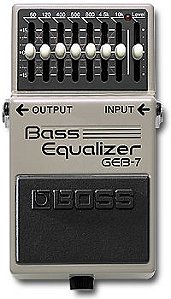 Pedal BOSS GEB-7 Bass Equalizer