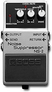 Pedal BOSS NS-2 Noise Supressor , funciona também com Power Supply