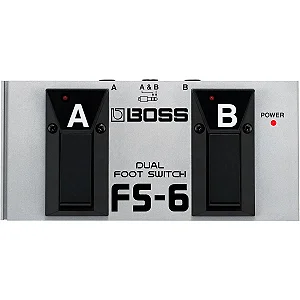Pedal BOSS FS-6  Seletor Dual Footswitch