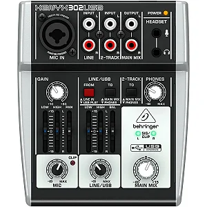Mesa de Som BEHRINGER XENYX 302USB MIXER