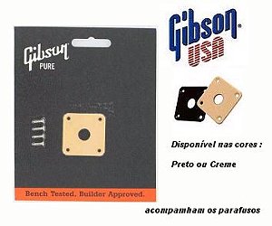 Jack Plate GIBSON - disponível Preto acompanham parafusos