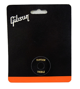 Placa Treble/Rhythm Gibson PRWA-010 Preta c/ print dourado