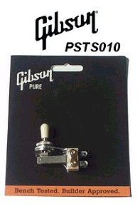 Chave Gibson 3 Posições LP Angulada modelo PSTS-010 Knob Creme