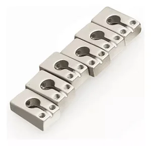 Saddles Gotoh p/ Tremulo S-108 Jogo com 6 peças , acabamento Nickel para pontes tipo 510