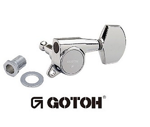 Tarraxas Gotoh Mod. SG 381-07L - C - 6 em linha Cor: C Cromada