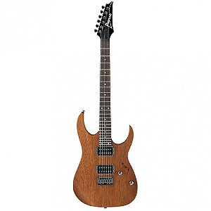 Guitarra IBANEZ RG421 MOL c/2 Humbuckers - ferragens Cosmo Black cor: MOL(Mahogany Oil) Madeira