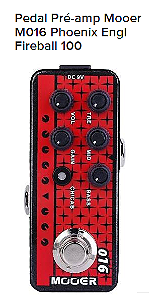Pedal MOOER Pre Amp Guitarra PHOENIX - M016