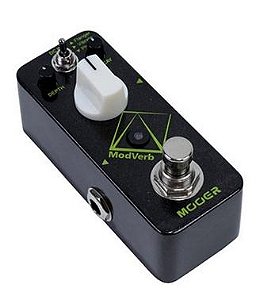 Pedal MOOER DIGITAL REVERB c/ 3 mod MODVERB - MRV4
