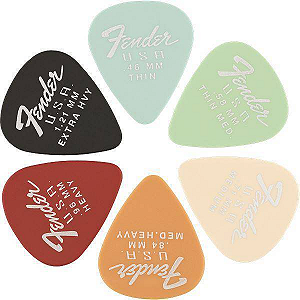 Palheta FENDER DURA TONE 0.84mm (unidade)