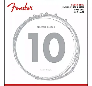 Encordoamento Guitarra Fender Nickel 250RH Hibrida 0.10/0.52